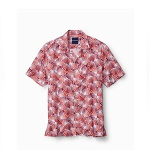 Tommy Bahama “Shell We Dance” Camp Shirt | Red | Size 2XLarge Big & Tall
